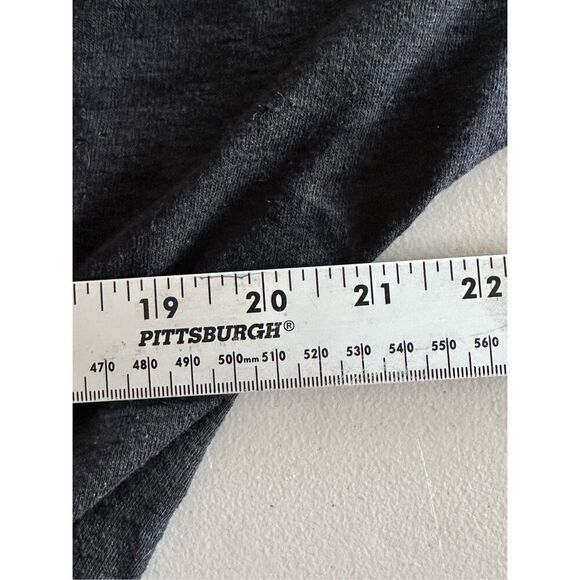 Free People Maxi Ruched Dress Womens M Black V-Neck Drawstring Baggy - Picture 10 of 12